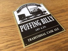 Puffing Billy Oldest Surviving Steam Locomotive Beer Pump Clip Cottage Railways