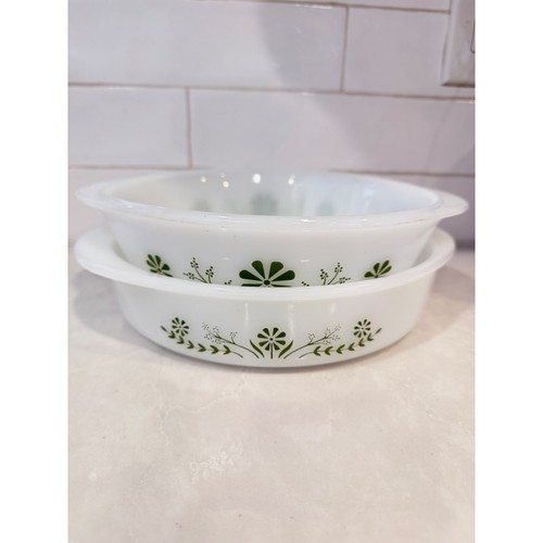 Glasbake green daisy - glasbake,