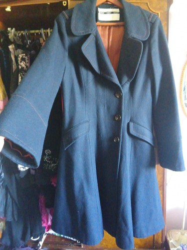 Vintage topshop navy wool - topshop,