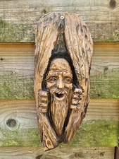 Chainsaw Carved Green Man /