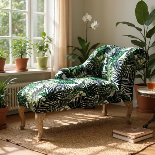 Elegant upholstered palm leaf - palm,