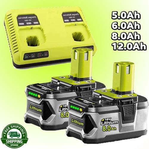 0ah for ryobi 18v - 5.0ah/12.0ah, one