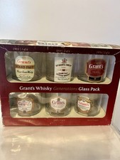 Pack of 6 GRANTS SCOTCH WHISKY 1903-2012 Old Fashioned Glasses