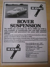KONI ROVER SUSPENSION REAR CONVERSION 2600 AND 3500 1981 ADVERT A4 FILE 37