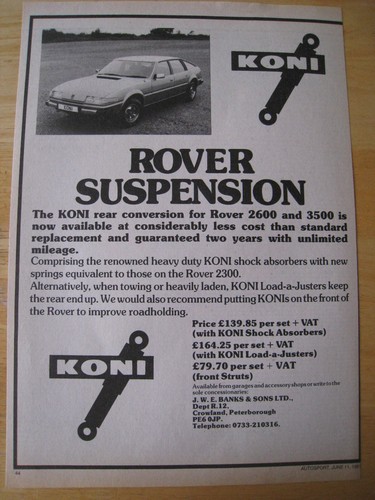 Koni rover suspension rear - koni,