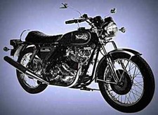A4 Metal Sign Norton Commando