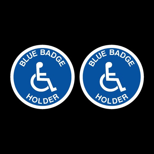 Blue badge disabled - blue,