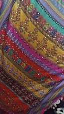 Dupatta heavy Mirror & Pearl