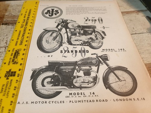 1961 ajs motorcycles original - 1961,