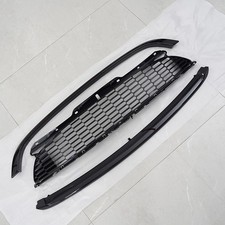 Gloss black grill grille for Mini R55 R56 R57 One and Cooper 3 piece 2007-2010