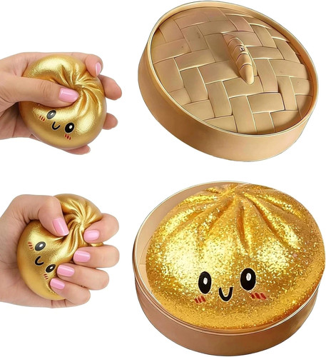 Gold dumpling squezee with - dumpling,