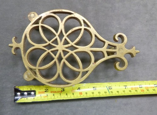 Antique brass trivet - brass,