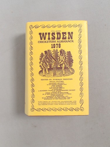 Wisden cricketers almanack - cricketers,