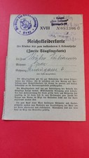 WW2 German Home Front Card
