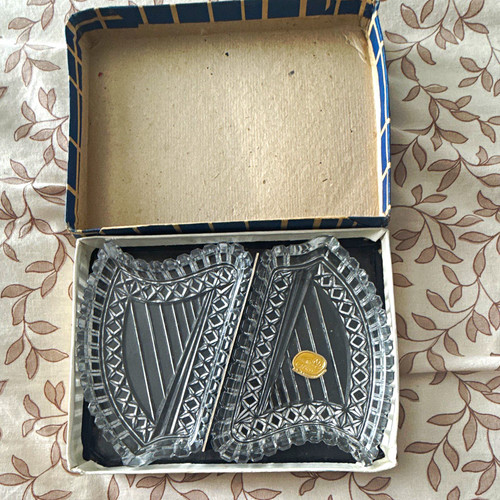 Vintage bohemia glass irish - vintage,