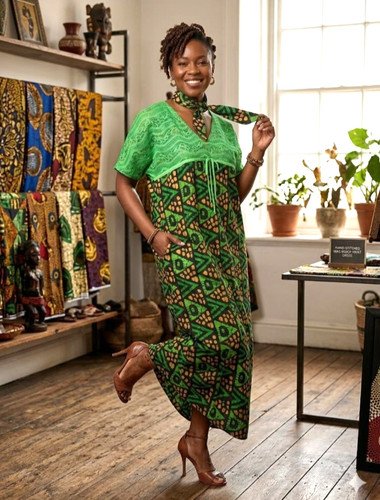 Ankara lace african - bubu, long