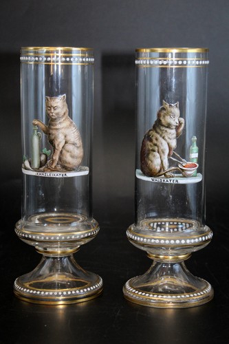 Antique beer glasses - glasses, 2,