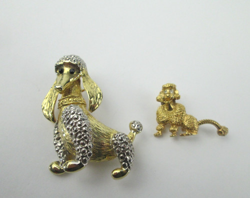 Vintage gold tone - gold, silver