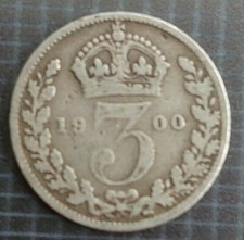Victoria silver threepence - silver, 3d