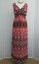 BHS W Maxi Dress Size 14 Coral
