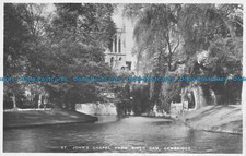 R148469 St. Johns Chapel from River Cam. Cambridge. Pelham. RP. 1934