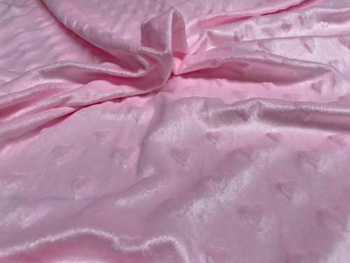Heart supersoft dimple fleece - heart,