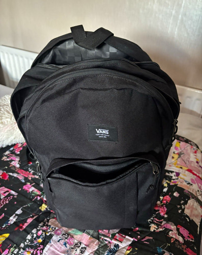 Vans black check - black, daypack