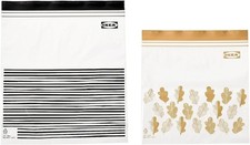 50 IKEA resealable bags (ISTAD) - GREY - ziplock - food freezer sandwich... 