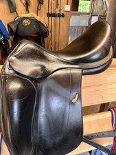  Equine Emporio Dressage Saddle 17.5 Medium Wide + 2 
