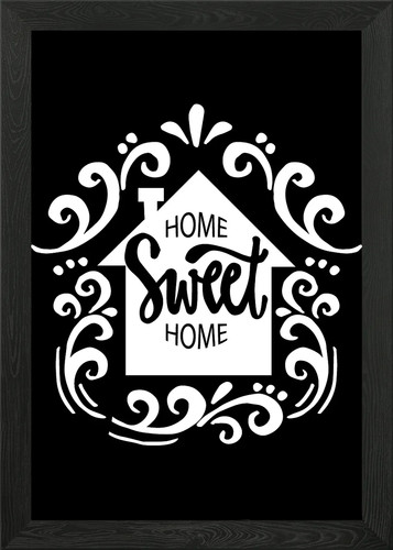 Home sweet - home, framed