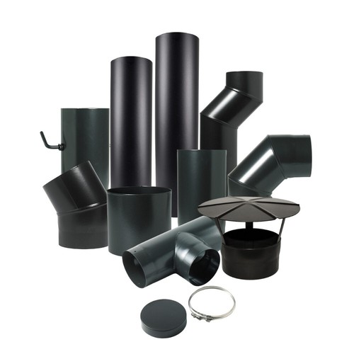 Chimney flue stove pipe - chimney,
