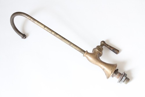 Antique gooseneck faucet - gooseneck,
