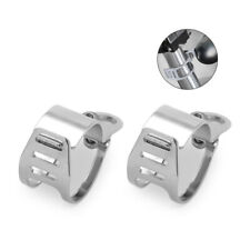 2PCS Motorcycle 35-50mm Fork Mount Bracket Clamp Holder Spot Light Turn Signal