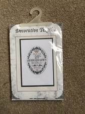 Silver Wedding Anniversary card - complete cross stitch kit on 16 aida