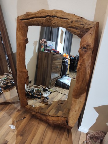 Oak framed mirror - mirror,