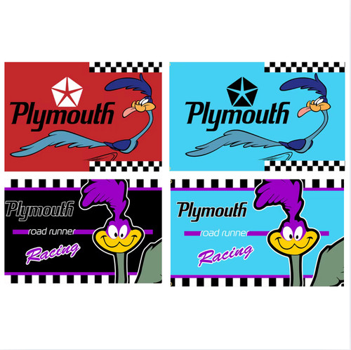 Flag plymouth road runner - plymouth,