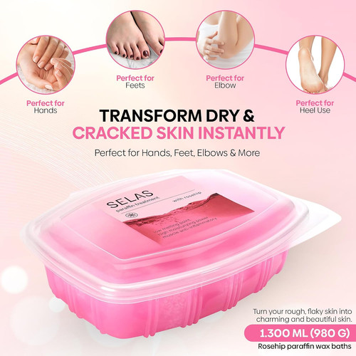 Paraffin wax bath - bath, rosehip
