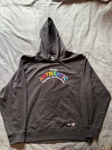 Vans pride hoodie black - vans,