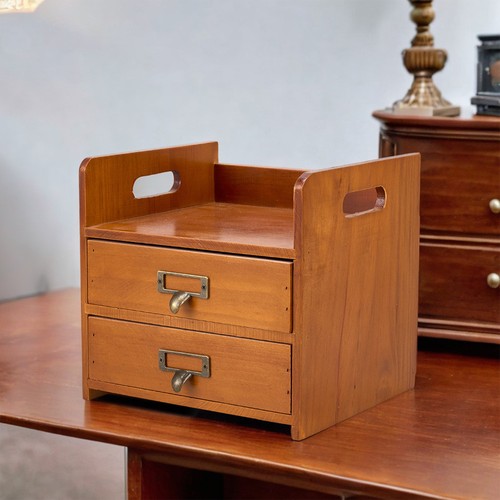 Small desktop wooden storage - small,