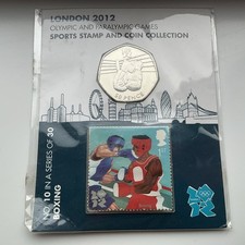 London Olympics 2012 50p Boxing Commemorative Coin