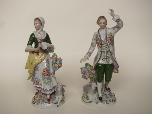 Pair vintage sitzendorf - pair, of