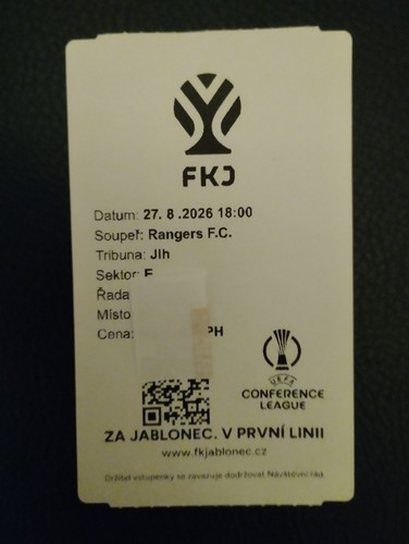Jablonec glasgow rangers - v,