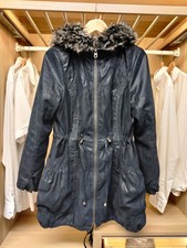 LIPSY COAT UK 16 NAVY SHIMMER