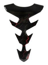 Tank pad honeycomb pattern red