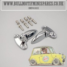 CLASSIC MINI BOOT LID HINGE SET - CHROME - QUALITY - HMP441031Z