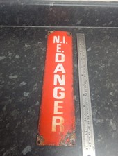 VINTAGE ENAMEL RED N. I. E