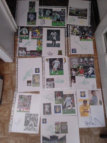 Signed leeds united pictures - signed,