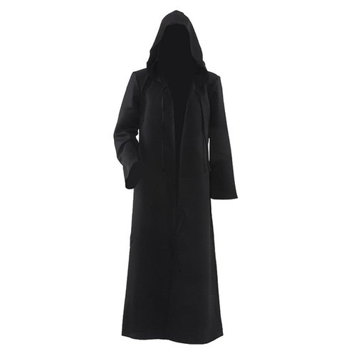 Black hooded wizard - black,