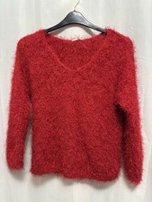 @600 Tu Sz 14 Red Fluffy