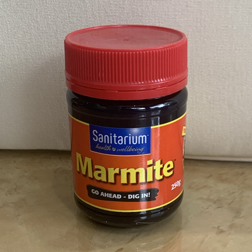 Unopened marmite from new - unopened,